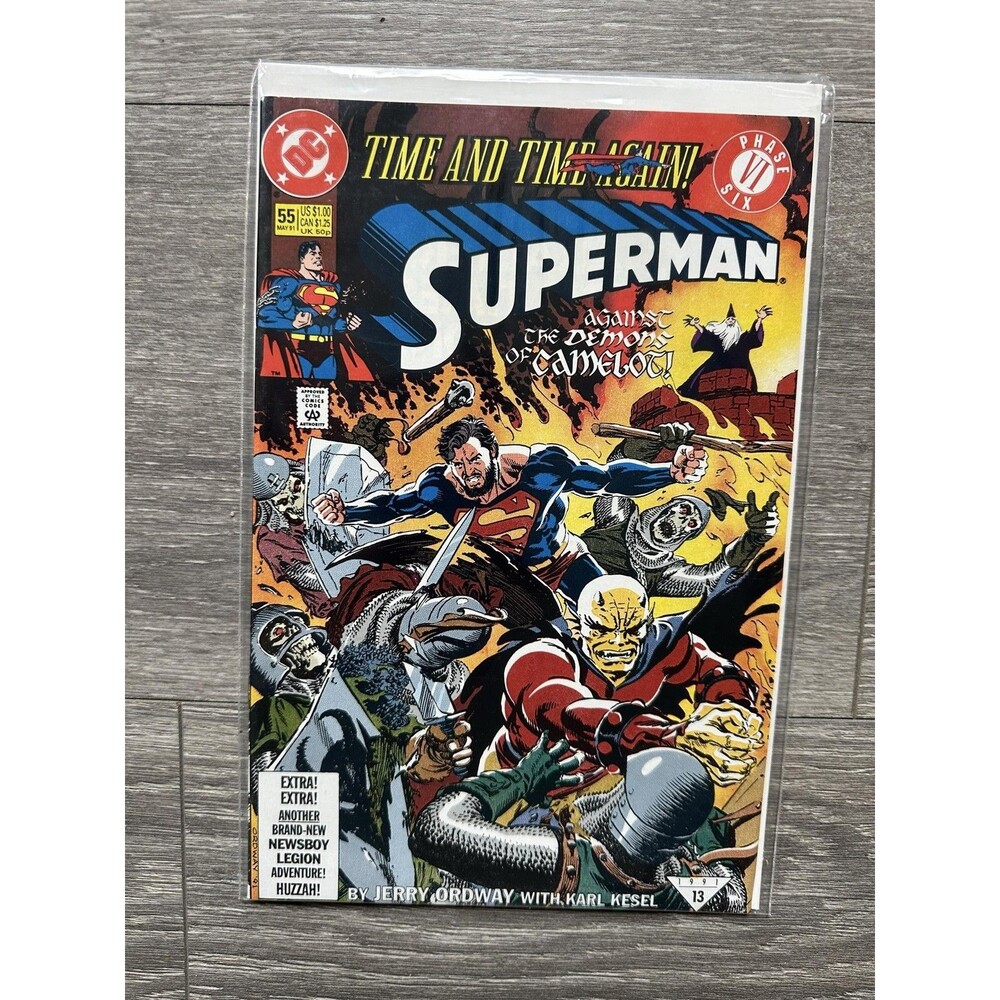 DC Superman #55 Single Issue Comic 1991 Color Jerry Ordway Karl Kesel US Comics
